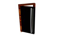 Open outwards WOODEN DOOR By Djofrely Ferreira