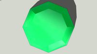 special: Green Bott Dot (glue ground)