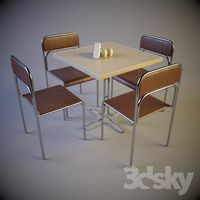 A set of furniture for public catering establishments