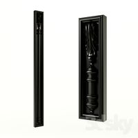 Carved pilasters