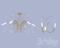 ODEON LIGHT called Davida (chandelier + bra?ka)