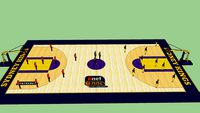 Basketball Court to scale