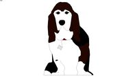 2d animal, dog, Lucy