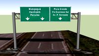 Placa Km 289 PMN - PG