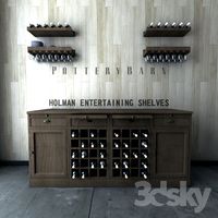 Potterybarn HOLMAN ENTERTAINING SHELVES.