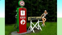 'TAXECO' Old Gas Pump