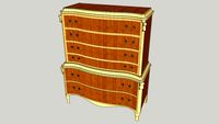 Highboy, French - chest-on-chest