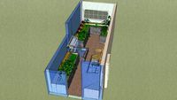 Courtyard Design with Animation