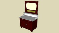 Basin (antique with mirror)