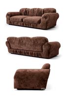 Sofa with pleats