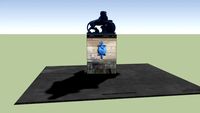 Right statue infront of new castle by Behnam Alizadehashrafi