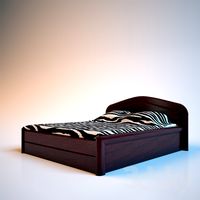 Mahogany bed