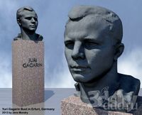Bust of Yuri Gagarin