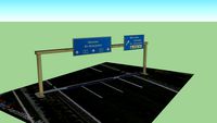 Autobahn Schild, A2