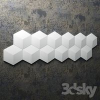 Wall panel ARSTYL CUBE