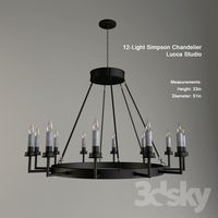 Lucca Studio 12-Light Chandelier Simpson