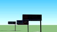 Billboards on the Tri State Tollway