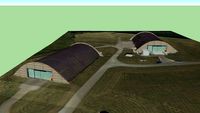 L Type Hangars, Kemble Airfield, Gloucestershire