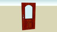 Decorative Wood Front Door