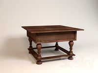 table in the old Russian style