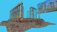 Poseidon-Tempel am Kap Sounion