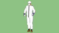 Safety First Series - Process Operator - OSHA Level 'D-5/2' PPE Protection - Tyvek Coverall - White