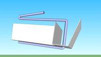 Eaves Mount for Planks to clean Solar Panels