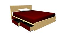 Blu Dot Modu-licious Queen Bed with 6 storage units by Smart Furniture