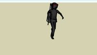 Futuristic soldier