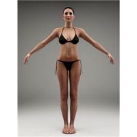 ATHLETE (SPORT)- FBX RIGGED MODEL (SWom0001M3FBX)