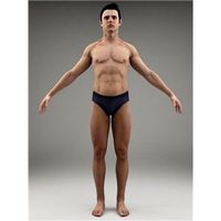 ATHLETE (SPORT)- FBX RIGGED MODEL (SMan0001M3FBX)