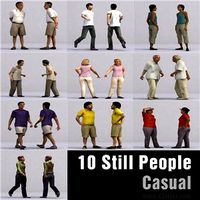 CASUAL PEOPLE- 10 STILL MODELS (MeCaS0002)
