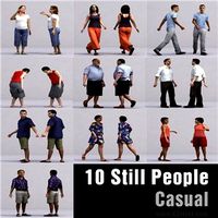CASUAL PEOPLE- 10 STILL MODELS (MeCaS0003)