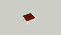 DKW salontafel tapse poten groot