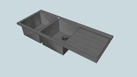 ST340D - Stratus - Double Bowl - Kitchen Sink - Abey