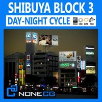 Tokyo Shibuya Block 3 - 3D Model