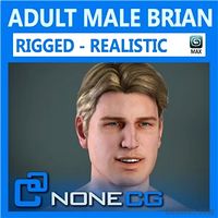 Adult Male Brian Nude Rigged