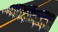 3D City: Police Roadblock