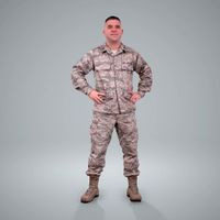 Casual Attire Man | CMan0211-HD2-O01P01-S Ready-Posed 3D Human Model (Man / Still)