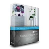 Volume 60 (Cinema 4D): 3D Plants IV - CGAxis 3D Models