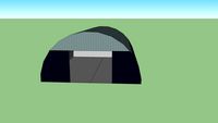 Simple airport hangar