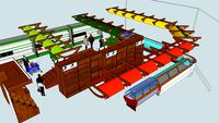 Progetto Supermarket zona alimentare