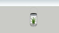 Solar light with vern