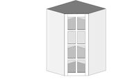 BODBYN Glass Corner Cabinet