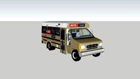 2002 ford e450 thomas avis budget rental car shuttle bus