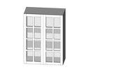 Bodbyn 30x15x40 Glass Door Cab