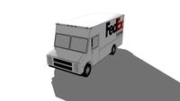 FedEx Express Step Van Phototextured