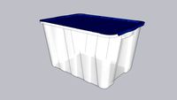 HDX GSC 49L storage box (BLUE)