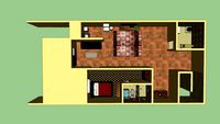 Denah Rumah 2 Tingkat Lantai 2