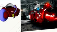 akira Kaneda's Bike (v-ray preview)